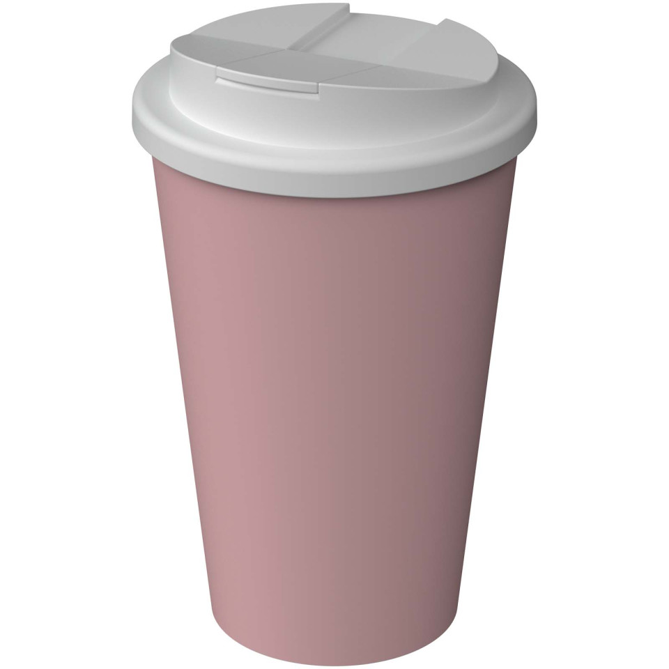 Gobelet publicitaire isotherme Americano® Infiniti de 350 ml avec couvercle anti-déversement