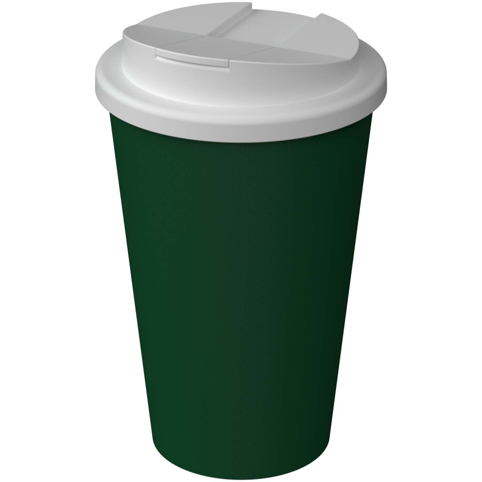Gobelet publicitaire isotherme Americano® Infiniti de 350 ml avec couvercle anti-déversement