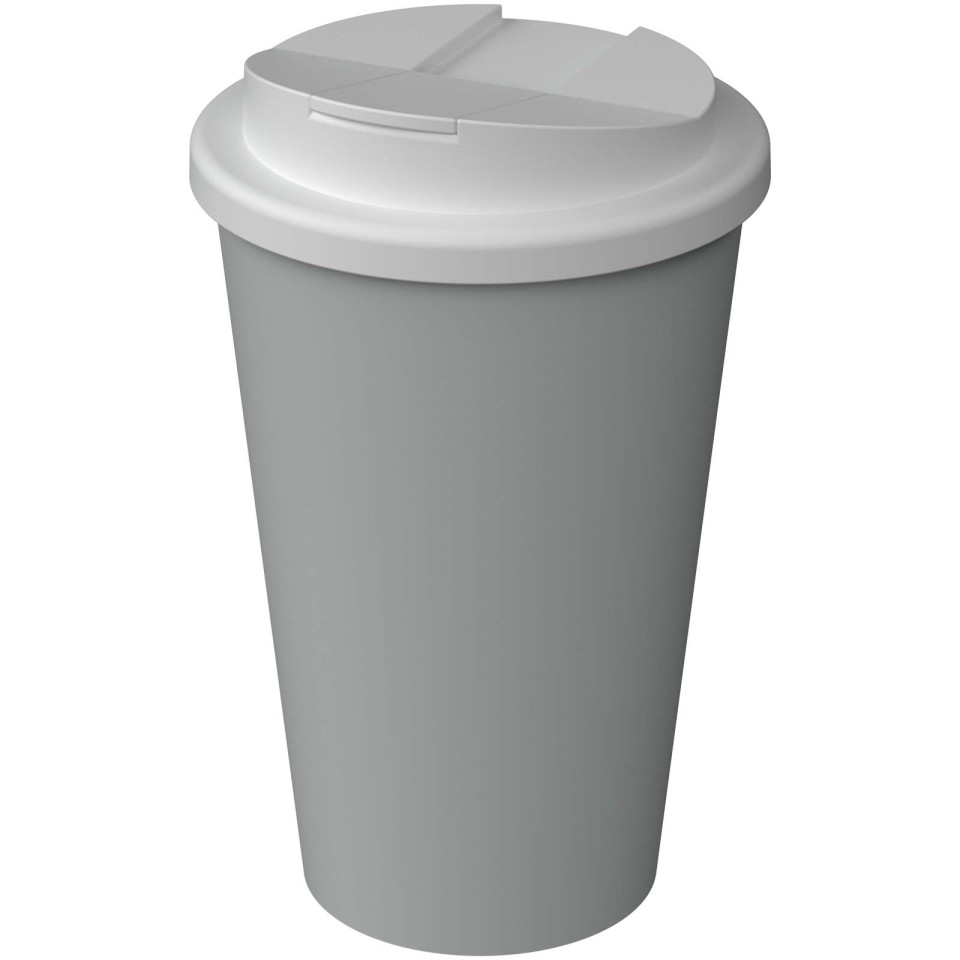Gobelet publicitaire isotherme Americano® Infiniti de 350 ml avec couvercle anti-déversement