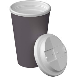 Gobelet publicitaire isotherme Americano® Infiniti de 350 ml avec couvercle anti-déversement