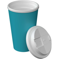Gobelet publicitaire isotherme Americano® Infiniti de 350 ml avec couvercle anti-déversement