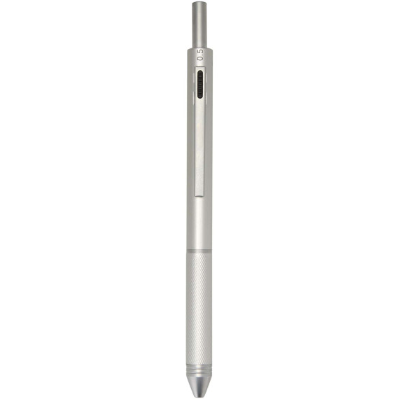 Stylo publicitaire à bille 4 en 1 RCS Tine en acier inoxydable recyclé