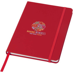 Carnet publicitaire de notes A5 Spectrum avec pages blanches