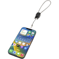 Lanyard publicitaire de poignet recyclé Arich RCS avec câble de recharge Type-C de 20 W intégré