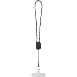 Lanyard publicitaire de poignet recyclé Arich RCS avec câble de recharge Type-C de 20 W intégré
