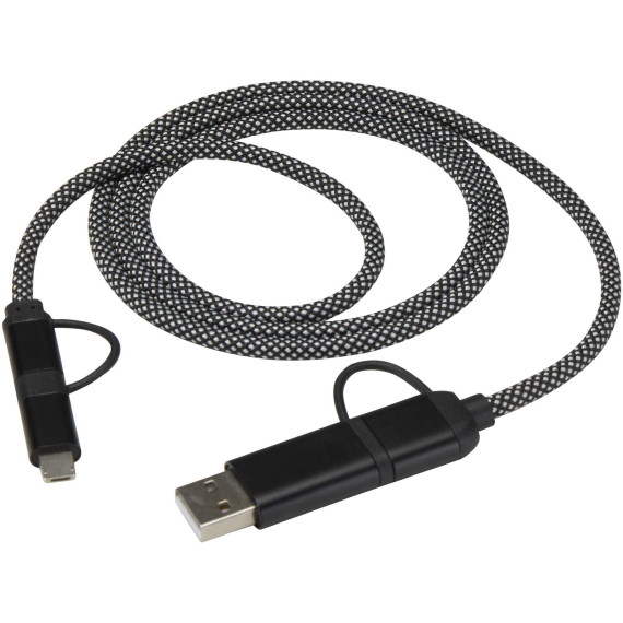 Câble publicitaire de recharge magnétique 5-en-1 SMART 65 W, 100 cm, certifié RCS