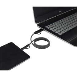 Câble publicitaire de recharge magnétique 5-en-1 SMART 65 W, 100 cm, certifié RCS