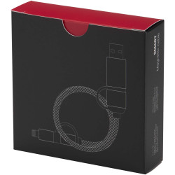 Câble publicitaire de recharge magnétique 5-en-1 SMART 65 W, 100 cm, certifié RCS