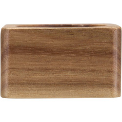 Ronds de serviette publicitaires en bois d'acacia Napora