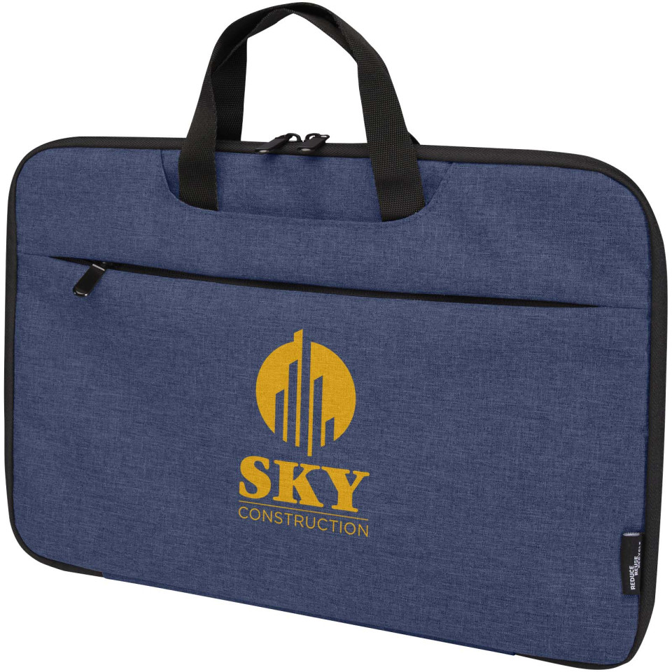 Sacoche publicitaire 2-en-1 Libra pour ordinateur portable 14" recyclé GRS de 3L