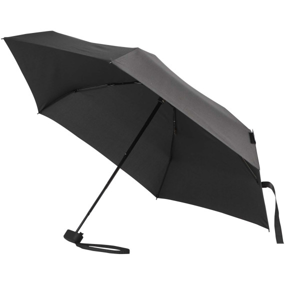 Parapluie publicitaire pliable compact Jill 19 pouces à 5 baleines en RPET