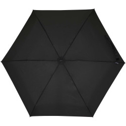 Parapluie publicitaire pliable compact Jill 19 pouces à 5 baleines en RPET