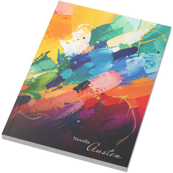 Carnet publicitaire à couverture souple Novella Austen A5 de 100 feuilles