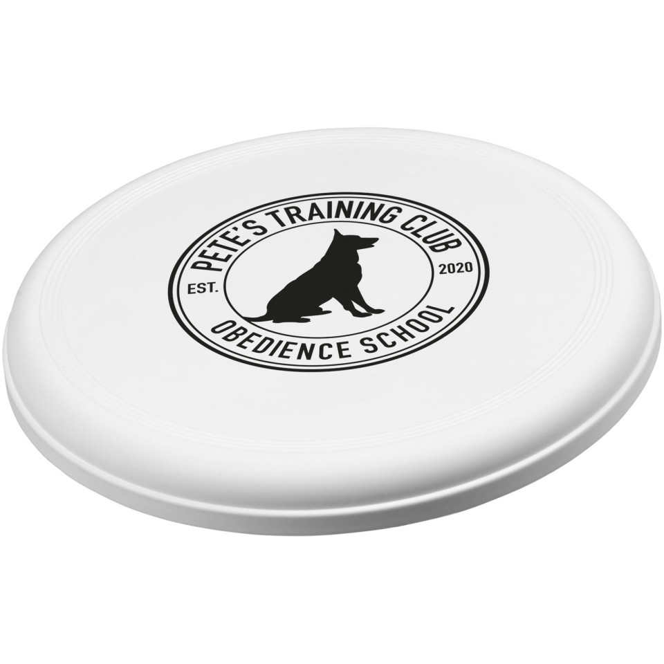 Disque publicitaire volant Max en plastique pour chien