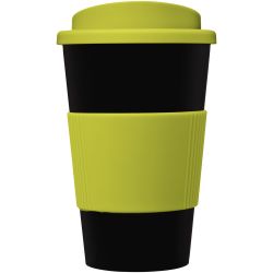 Gobelet publicitaire fabriqué en Europe isolant Americano® 350 ml antidérapant Plastique PP