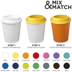 Gobelet publicitaire fabriqué en Europe isolant Americano® Espresso 250 ml Plastique PP