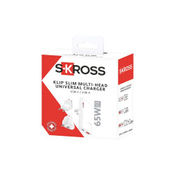 Chargeur publicitaire multi-têtes SKROSS® Klip Slim 65 W
