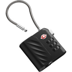 Cadenas publicitaire à combinaison Xtorm Lock Tag TSA avec traceur de localisation
