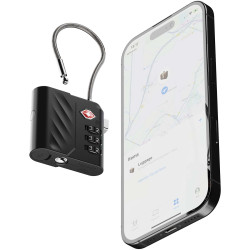Cadenas publicitaire à combinaison Xtorm Lock Tag TSA avec traceur de localisation