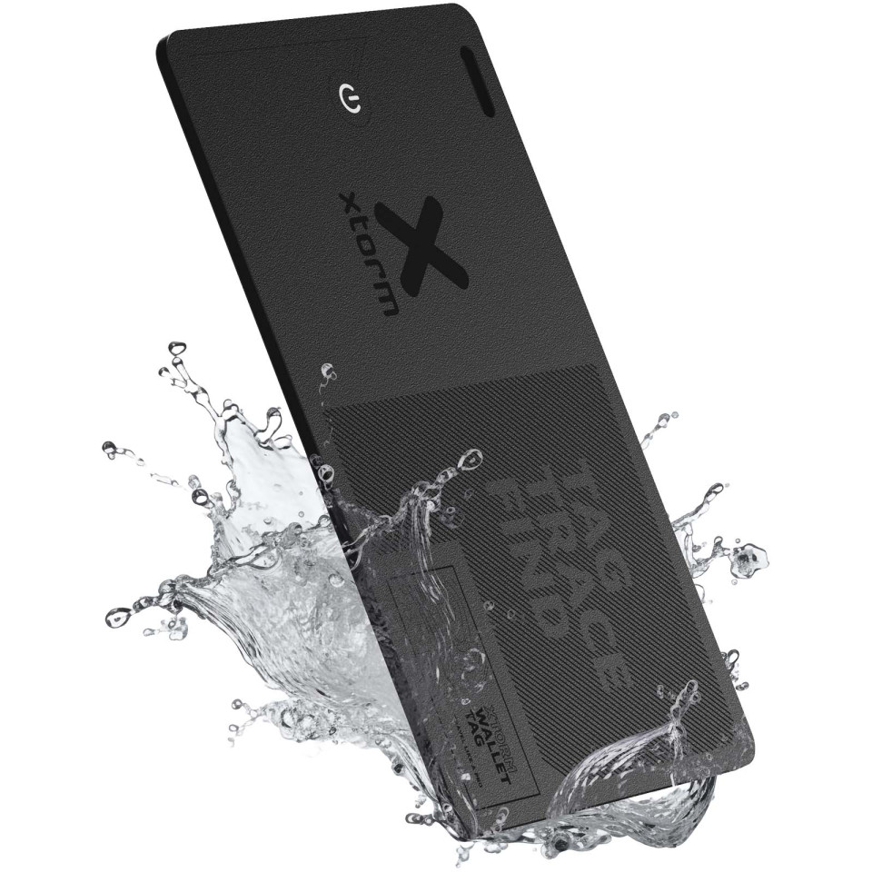 Étiquette publicitaire de suivi étanche WalletTag de Xtorm