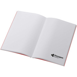 Carnet publicitaire Scribe Plus A5 à couverture souple en papier recyclé fabriqué en Europe