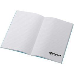 Carnet publicitaire Scribe Plus A5 à couverture souple en papier recyclé fabriqué en Europe