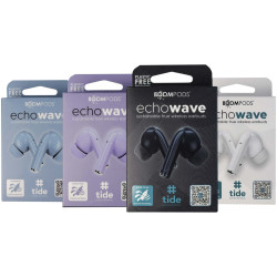 Écouteurs publicitaires sans fil Boompods Echowave True Wireless fabriqués en Europe