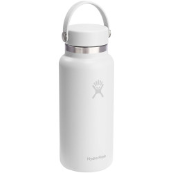 Gourde publicitaire isotherme en acier inoxydable Hydro Flask à large goulot, 946 ml