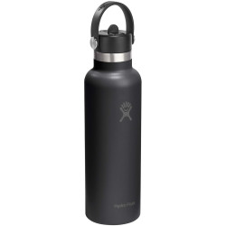 Gourde publicitaire Hydra Flask à goulot standard, 621 ml, en acier inoxydable isotherme