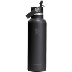 Gourde publicitaire Hydra Flask à goulot standard, 621 ml, en acier inoxydable isotherme