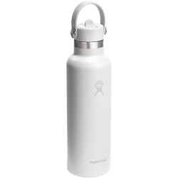Gourde publicitaire Hydra Flask à goulot standard, 621 ml, en acier inoxydable isotherme