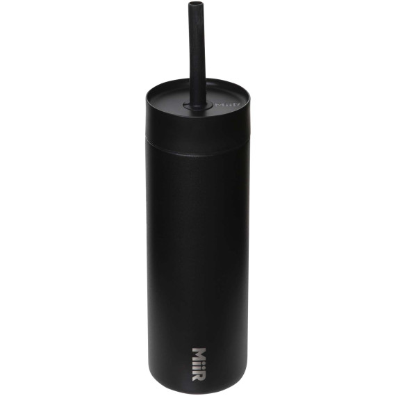 Bouteille publicitaire d’eau MiiR Sipper de 473 ml avec paille