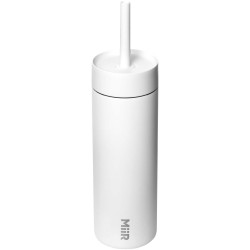 Bouteille publicitaire d’eau MiiR Sipper de 473 ml avec paille