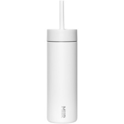 Bouteille publicitaire d’eau MiiR Sipper de 473 ml avec paille