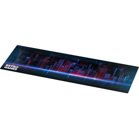 Tapis publicitaire de bureau gaming Lumin fabriqué en Europe