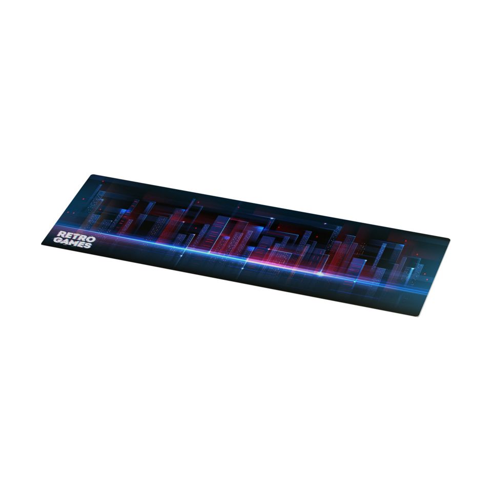 Tapis publicitaire de bureau gaming Lumin fabriqué en Europe