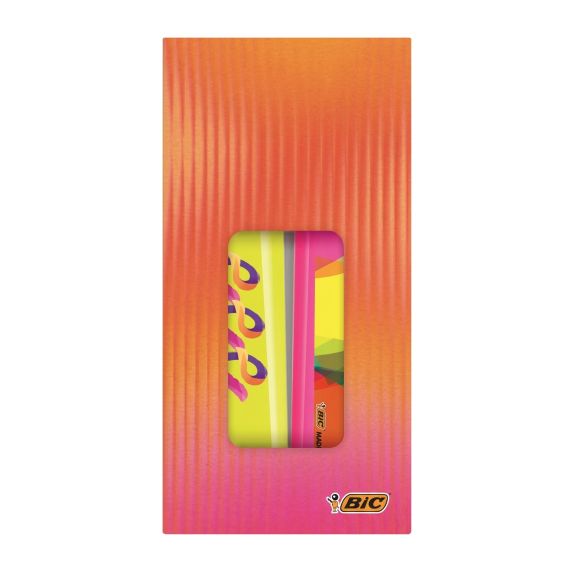 SET de surligneur BIC publicitaire en coffret personnalisable Fabriqué en Europe
