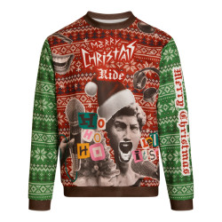 Pull de Noël publicitaire sublimé 280 gr sur mesure
