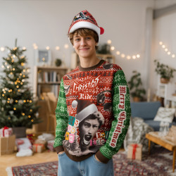 Pull de Noël publicitaire sublimé 280 gr sur mesure