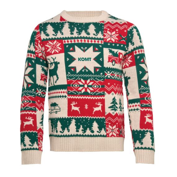 Pull de Noël tricoté personnalisé en 100% acrylique Express