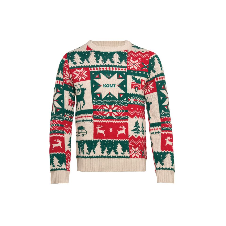 Pull de Noël tricoté personnalisé en 100% acrylique Express