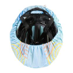 Housseimperméable protège casque de vélo personnalisable Fabriquée en Europe