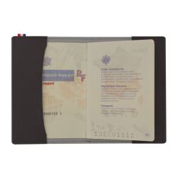Protège passeport personnalisé en matière végétale fabriquée en France