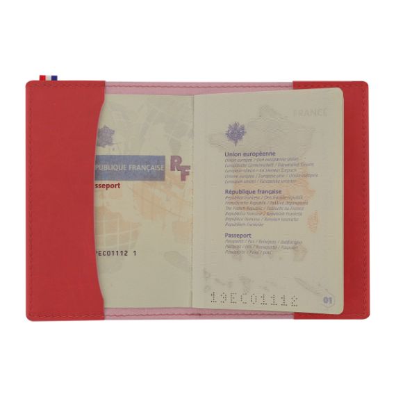 Protège passeport personnalisé en matière végétale fabriquée en France