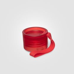 Gourde en verre personnalisable Solstra Essentials avec sangle en silicone 500 ml