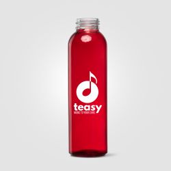 Gourde en verre personnalisable Solstra Essentials avec sangle en silicone 500 ml