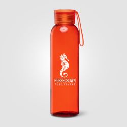 Gourde en verre personnalisable Solstra Essentials avec sangle en silicone 500 ml