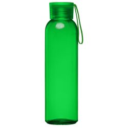 Gourde en verre personnalisable Solstra Essentials avec sangle en silicone 500 ml