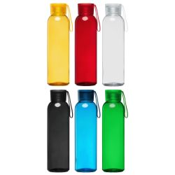 Gourde en verre personnalisable Solstra Essentials avec sangle en silicone 500 ml
