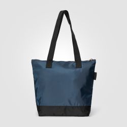 Sac fourre-tout personnalisable zippé Aurelia en rPET 18 L finition dorée